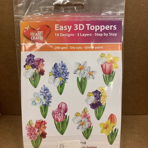 Easy 3D toppers