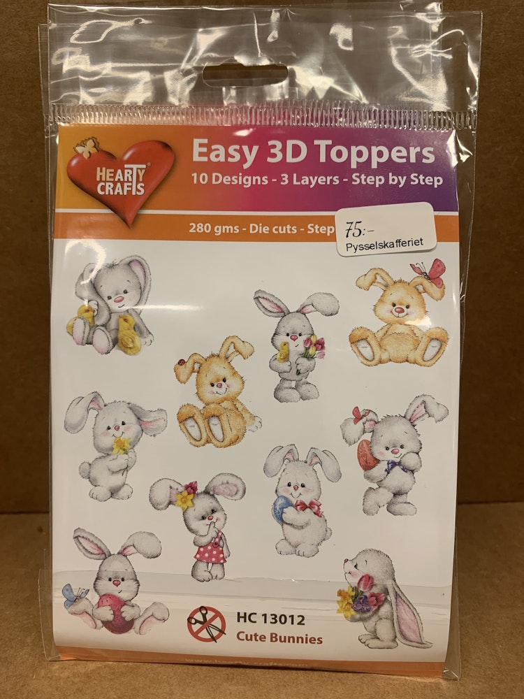 Easy 3D toppers