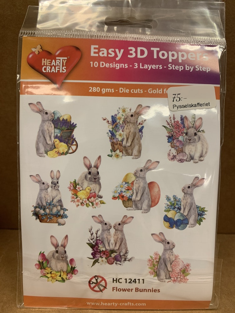 Easy 3D toppers