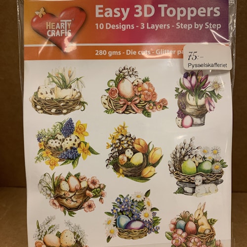 Easy 3D toppers