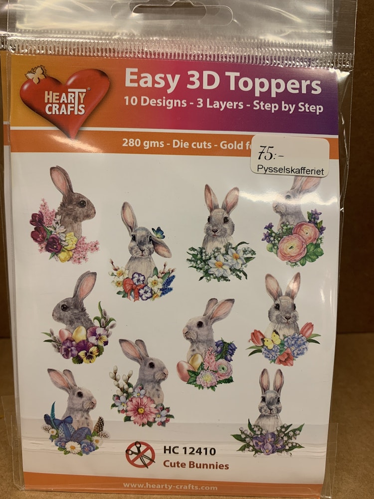 Easy 3D toppers