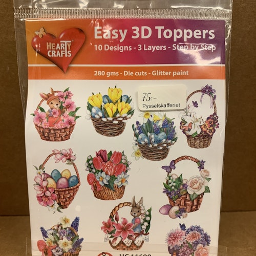 Easy 3D toppers