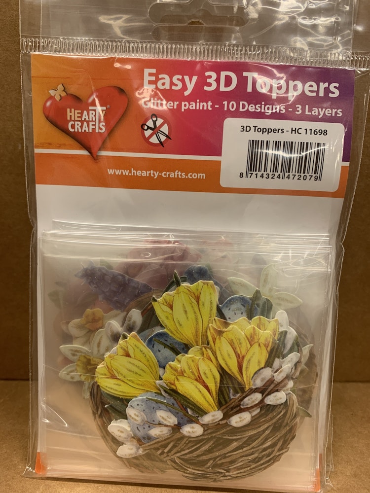 Easy 3D toppers