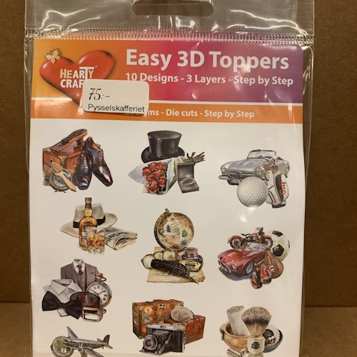 Easy 3D toppers