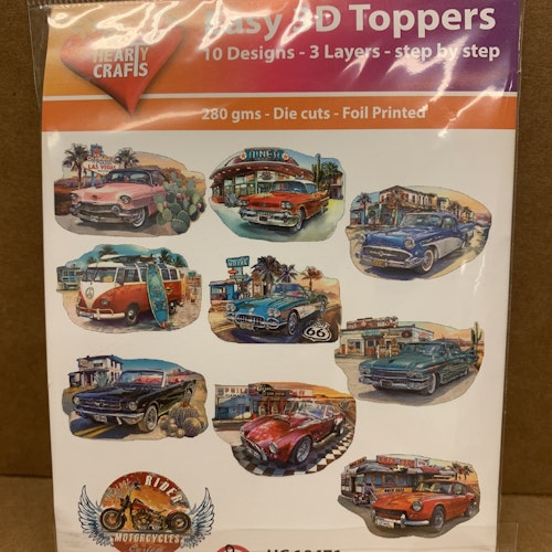 Easy 3D toppers