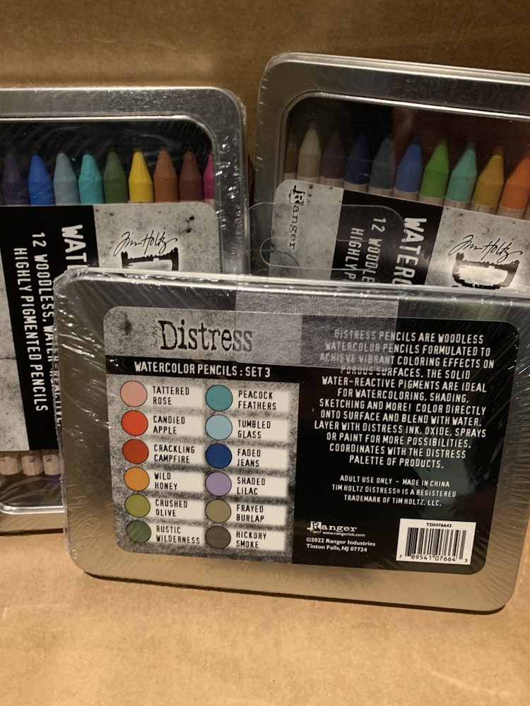 Tim Holtz Distress Watercolor Pencils - All 3 Sets (36 pack)