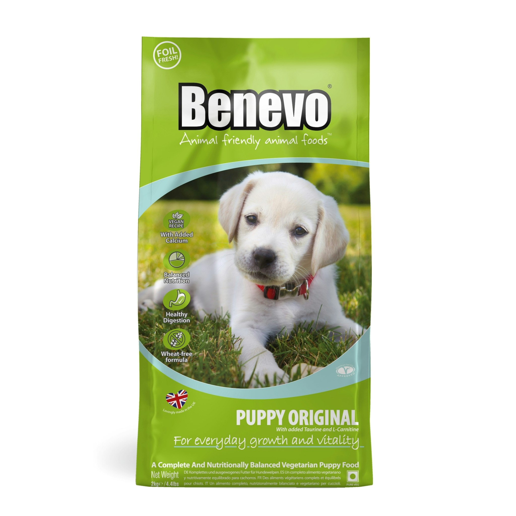 Kort Datum! Benevo Puppy Original 2kg/10kg