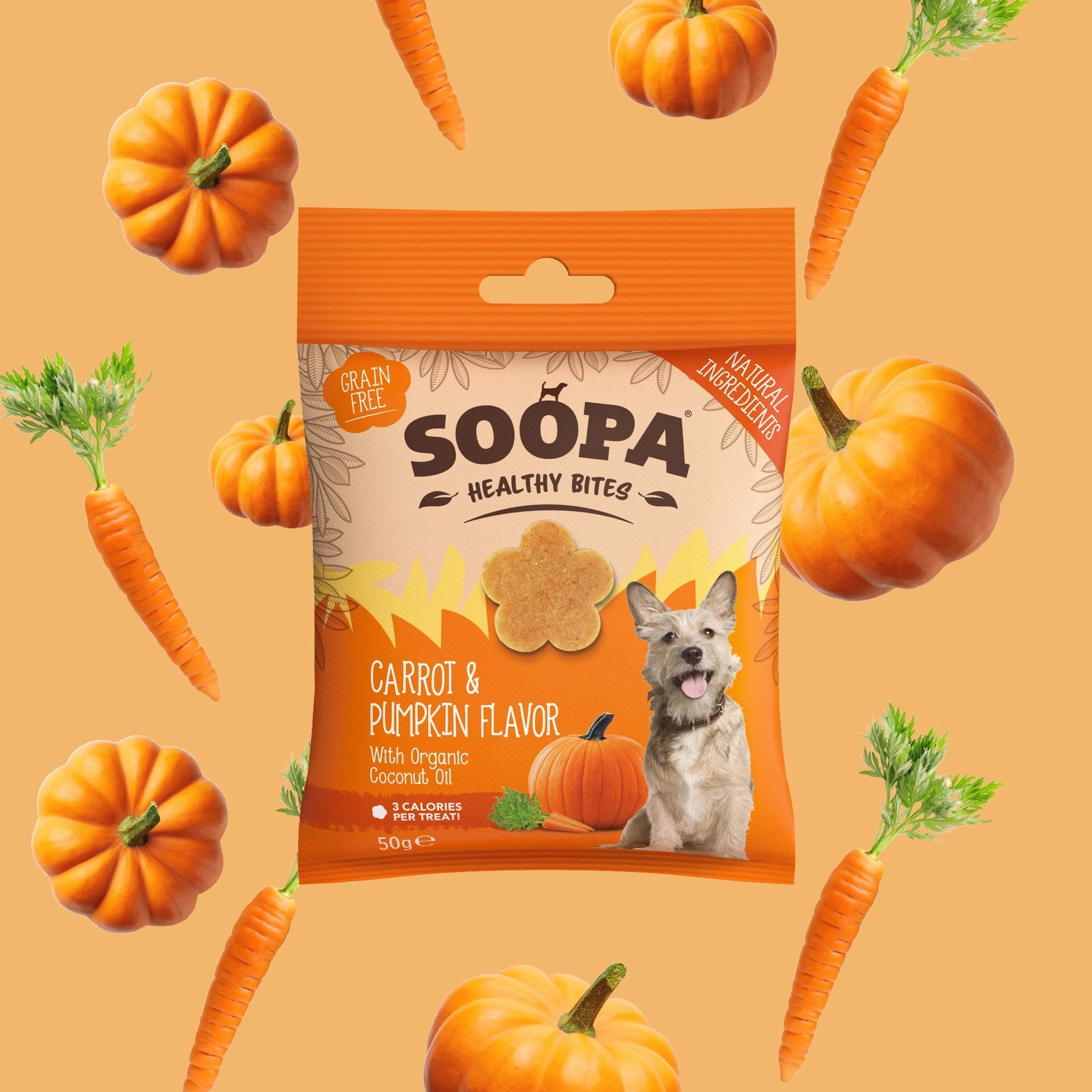 Soopa Bites / Carrot & Pumpkin 50g