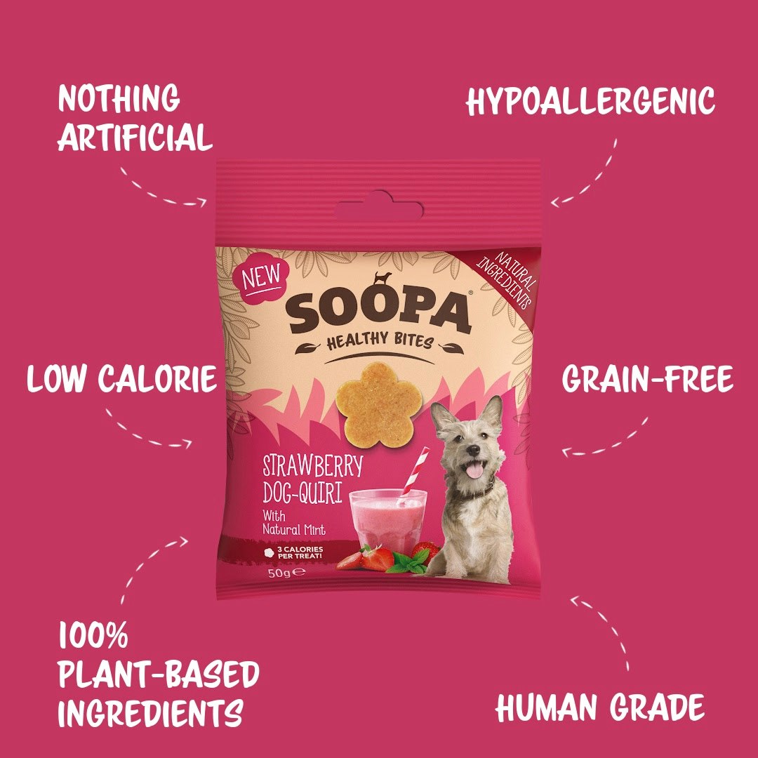 Soopa Bites / Strawberry Dog-Queri 50g