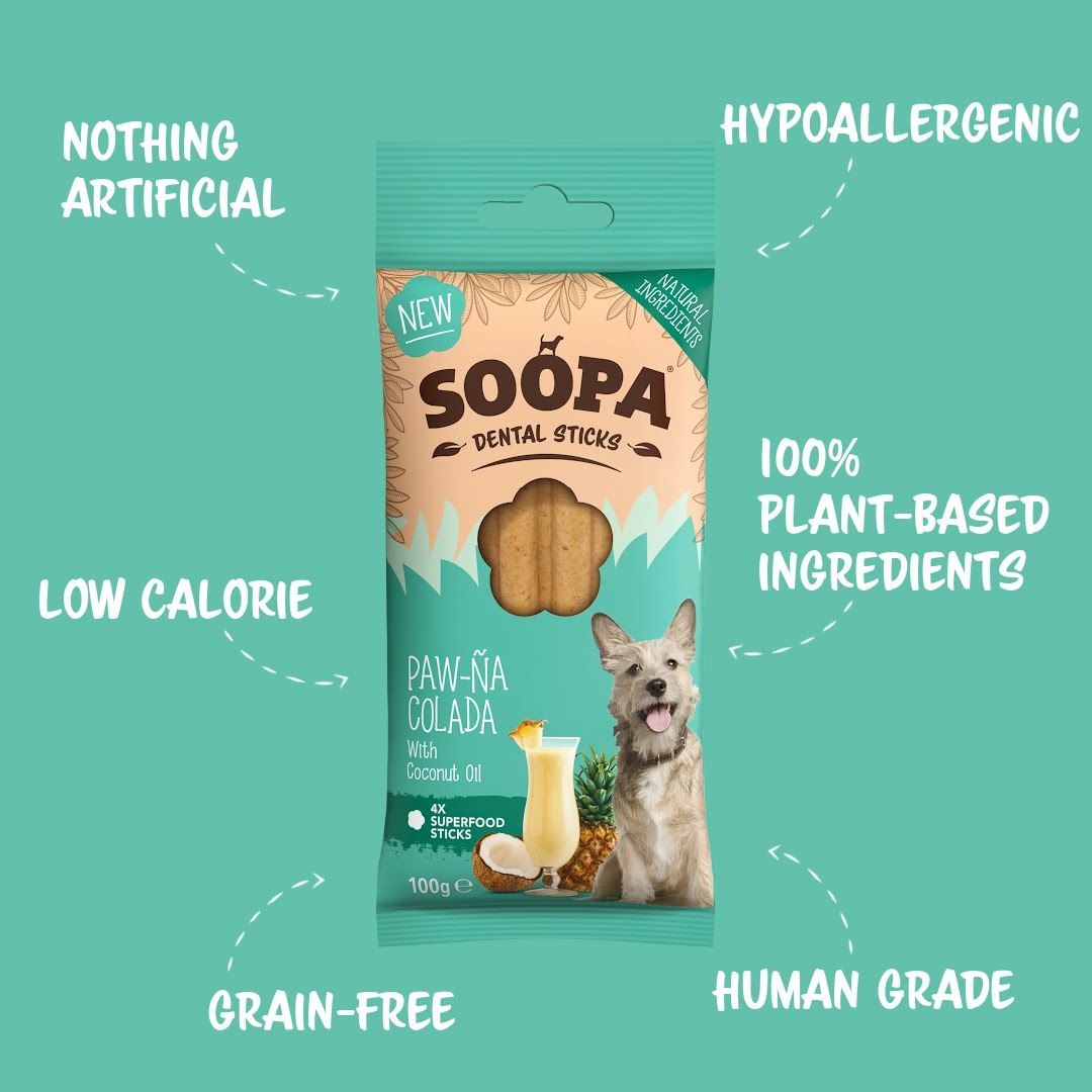 Soopa Dental Sticks / Paw-Na Colada 100g