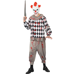 Dräkt Läskig Clown Kille teen