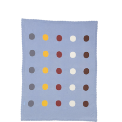 Franck & Fischer Blanket With Dots Blue