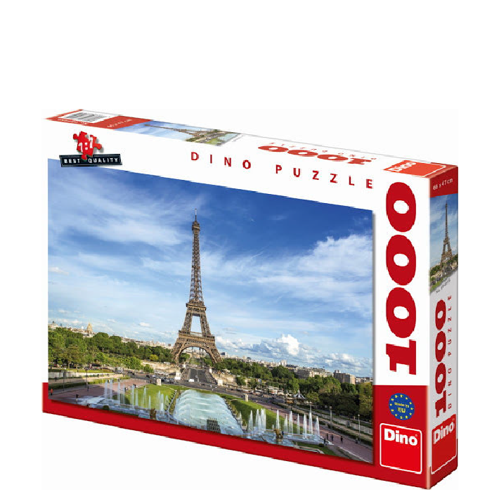 Dino Puzzle 1000 Bitar Paris Eiffeltornet