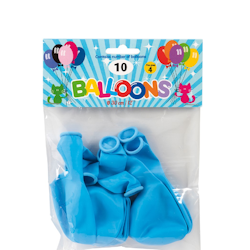 Latexballonger Blå 10pcs