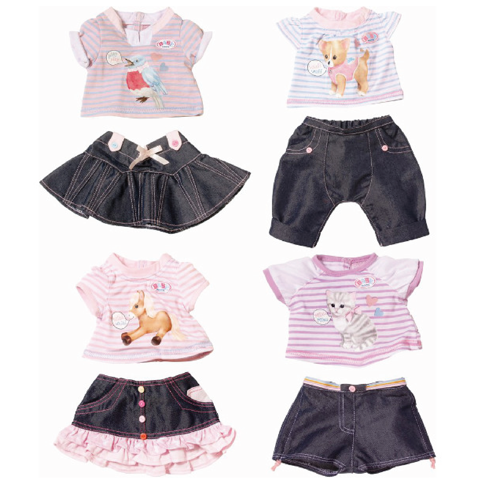 Baby Born Deluxe Outfits with Animal Sounds, Cat