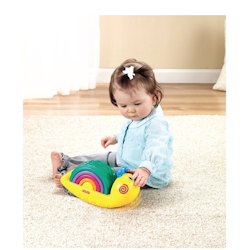 Fisher Price Growing Baby Rainbow Snail Stacker