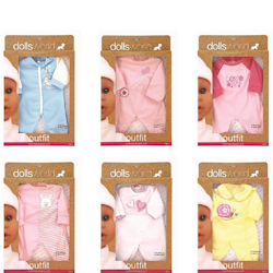 Dolls World Dockkläder till Dockor på 46 cm Rosa Fjäril