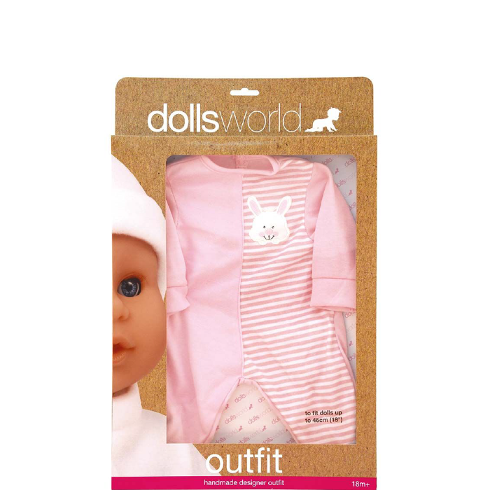 Dolls World Dockkläder till Dockor på 46 cm Rosa Kanin