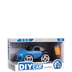 DIY assemble car blå