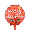 Folieballong Merry Christmas rund
