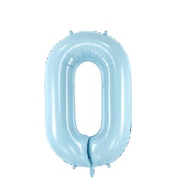 Folieballong Nr 0 Blå 86 Cm