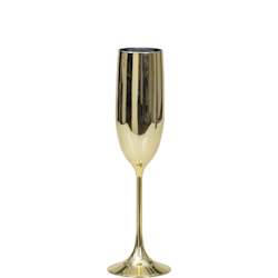 Champagneglas plast Guld