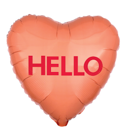 Folieballong Hello Candy Heart