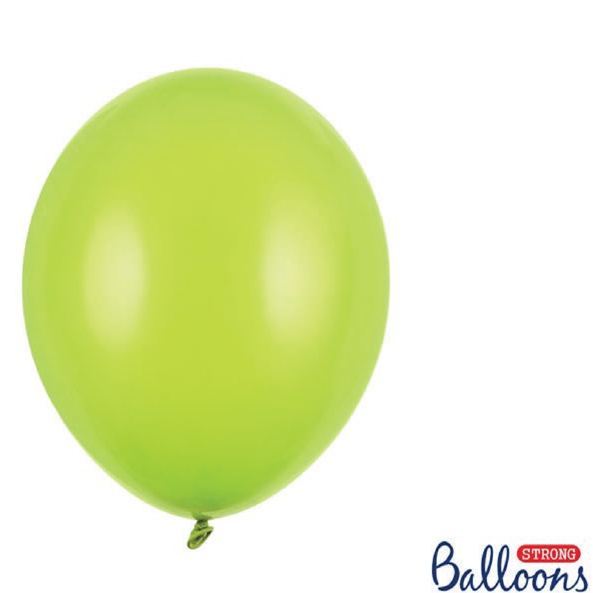 Latexballonger Pastel Lime Green 30cm 10st Strong