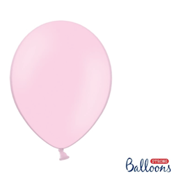 Latexballonger Pastel Baby Pink 30cm 10st Strong