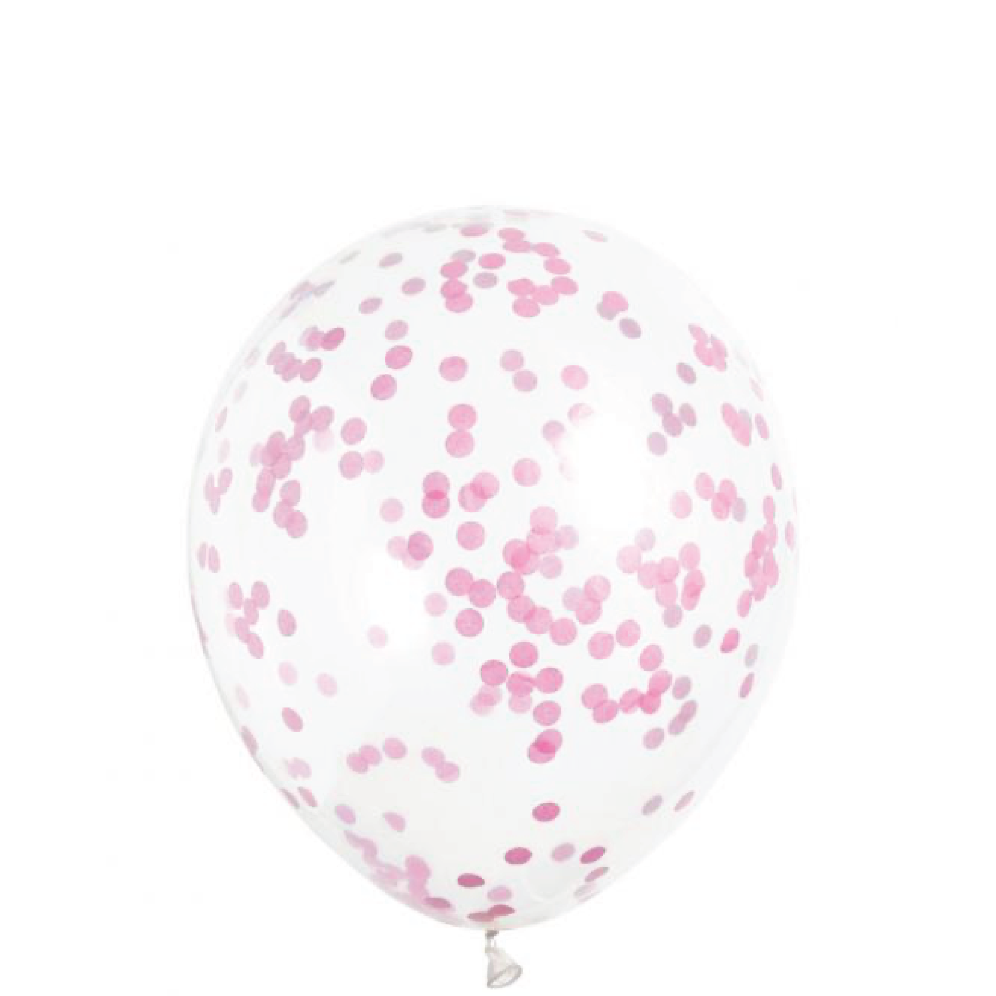Latexballonger Poppi Konfetti Rosa 6 st