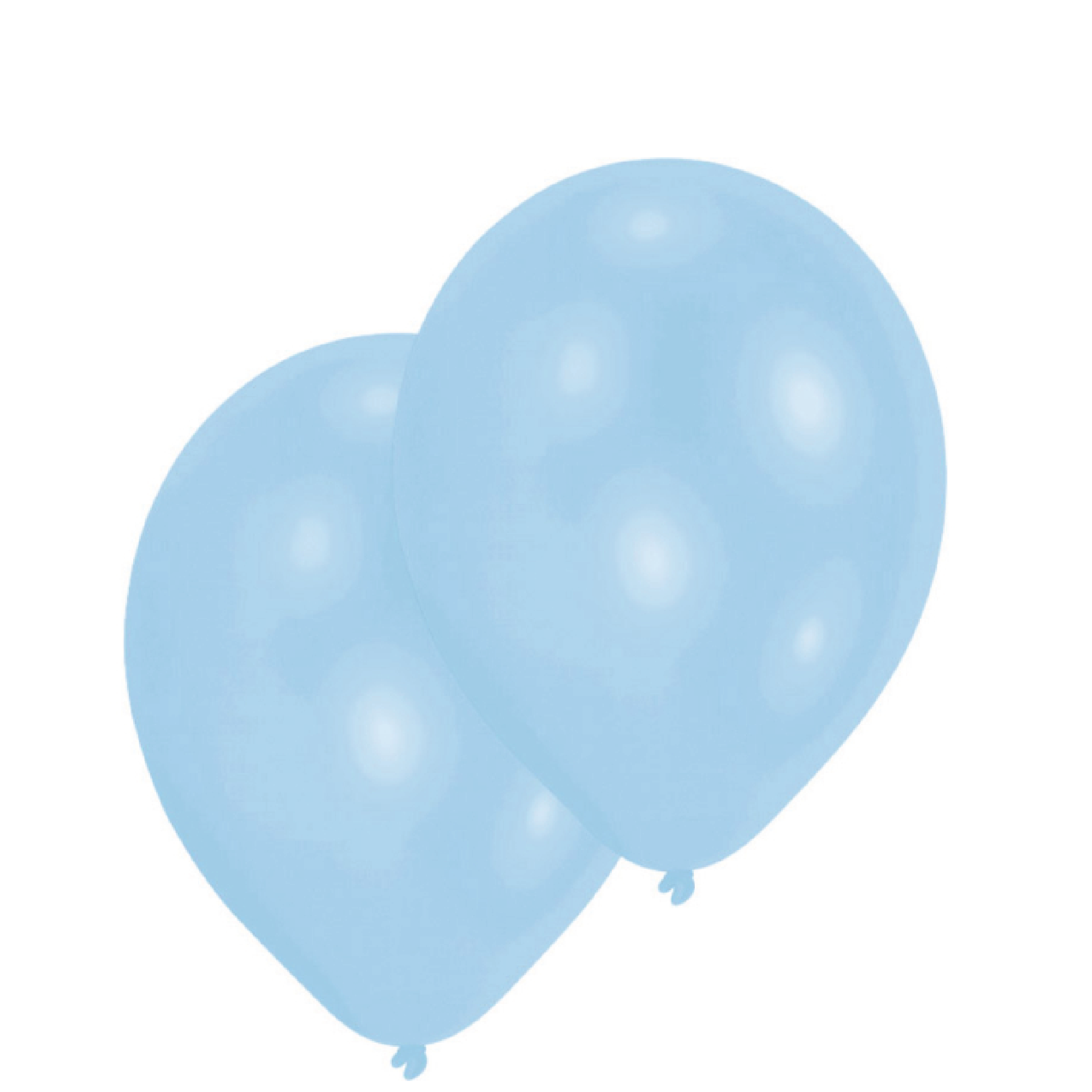 Latexballonger Pearl Powder Blue10 st