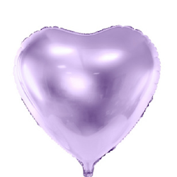 Folieballong hjärta Purple 45 cm