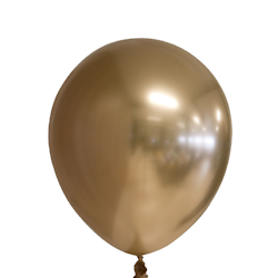 Latexballonger Mirror gold 10pcs