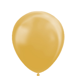 Latexballonger Metallic Gold 10pcs