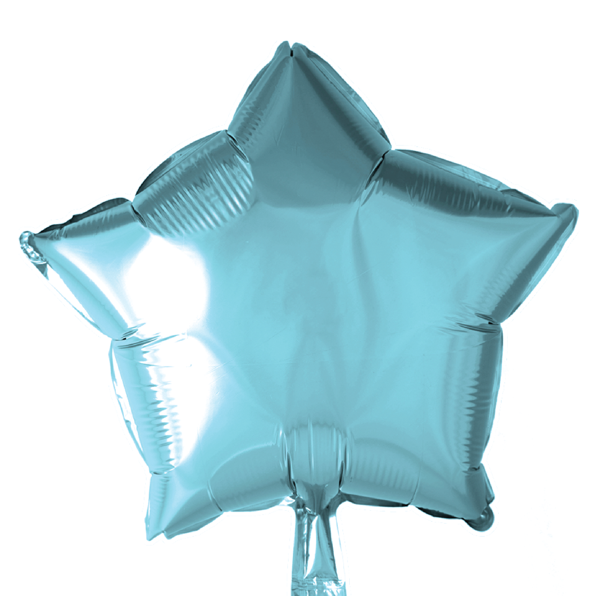Folieballong Stjärna Light Blue 46 cm
