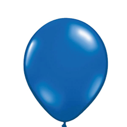 Latexballonger Metallic Blue 10-pack