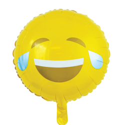 Folieballong Emoji Laugh 46cm