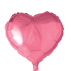 Folieballong Hjärta Pink 46 cm