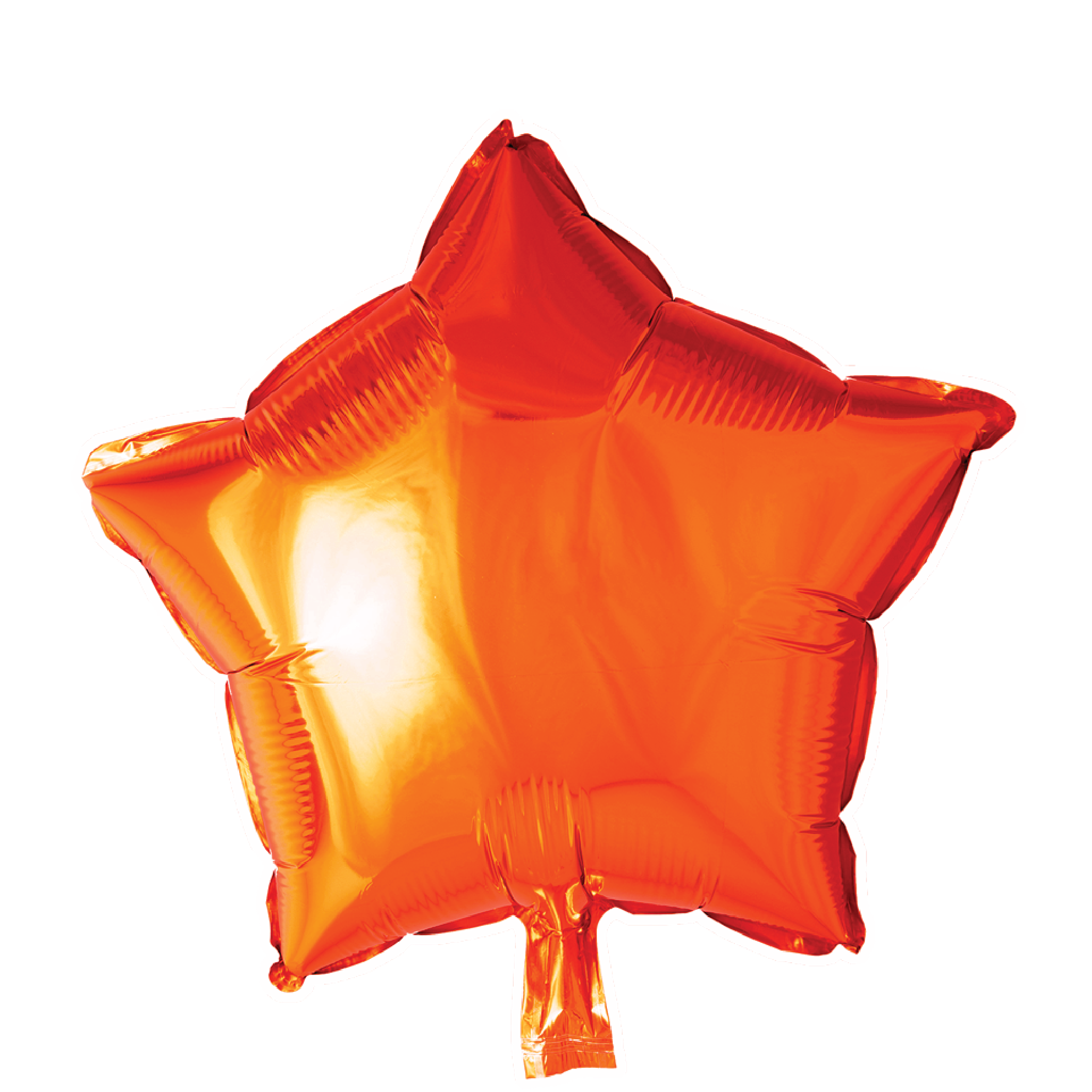 Folieballong Stjärna Orange 46 cm