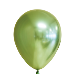 Latexballonger Mirror Light Green 10-pack