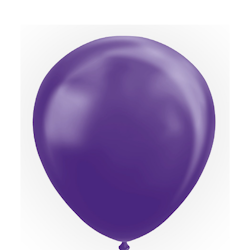 Latexballonger Metallic Purple 10pcs
