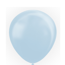 Latexballonger Pearl Light Blue 10pcs