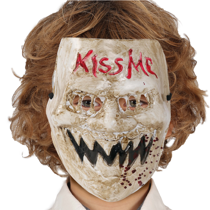 The Purge Kiss Me Mask barn