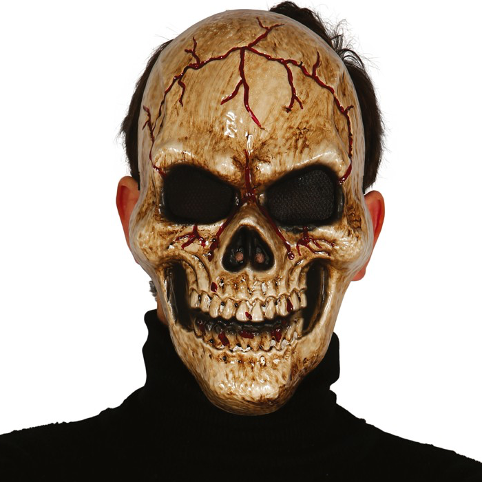 Dödskalle Halloween Mask pvc