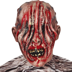 Zombie mask utan ögon Latex