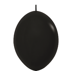 Latexballonger Professional svart link-o-loons 30cm 1st