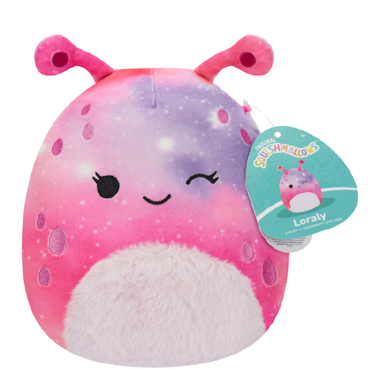 Squishmallows Loraly the Winking Pink/Purple Alien19 cm