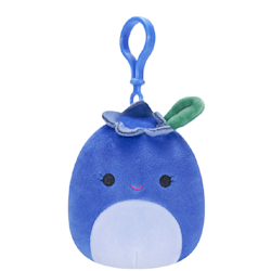 Squishmallows Bluby the Blueberry, Clip On 9cm