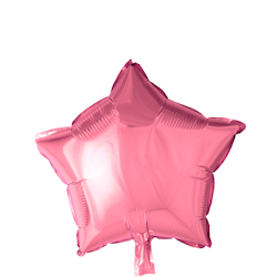 Folieballong stjärna Pink 46 cm
