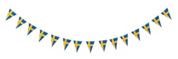 Girlang Sverigeflagga 3,6m